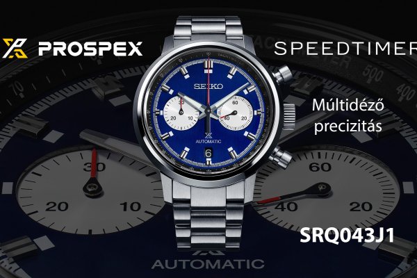 Múltidéző precizitás a legmodernebb technikával - érkezik az új SRQ043 Prospex Speedtimer kronográf