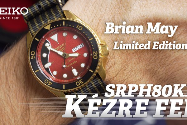 Kézre Fel! - Brian May X Seiko 5 Sports - SRPH80K1