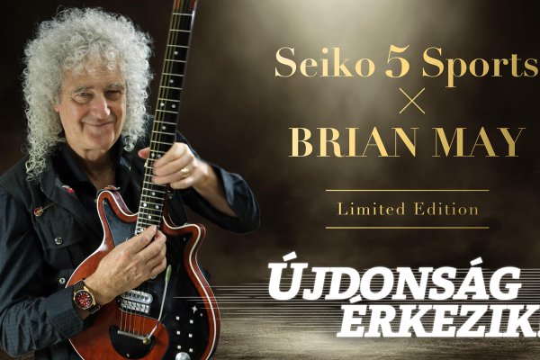 Seiko Újdonság Érkezik! - Brian May X Seiko 5 Sports