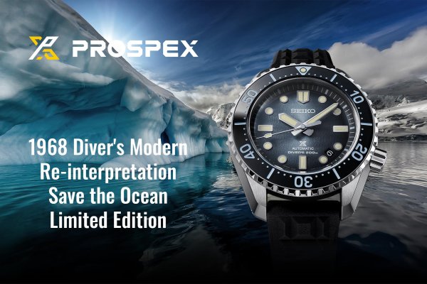 1968 Diver's Modern Re-interpretation Save the Ocean Limited Edition - Újra irány az Antarktisz