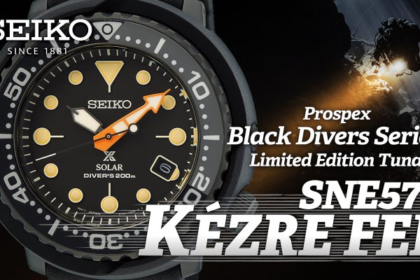 KézreFel! Seiko Prospex Black Divers Limited Edition Tuna SNE577P1