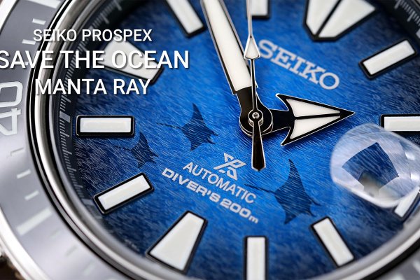 Seiko Prospex Save The Ocean Manta Ray modellek - lenyűgöző részletek