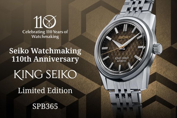 King Seiko SPB365 Limited edition - Királyi főhajtás a Seiko órakészítés 110. évfordulója előtt