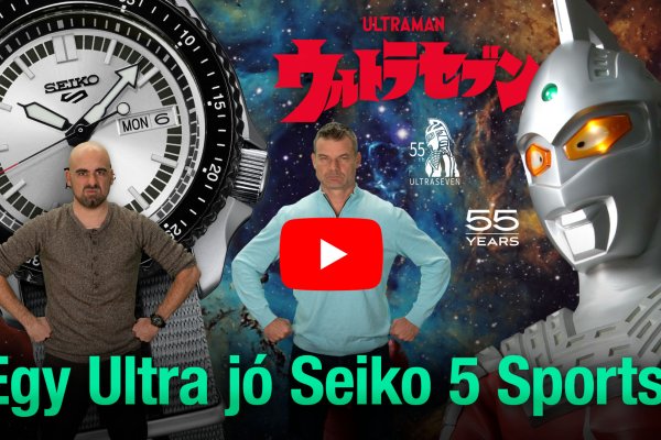Egy Ultra jó Seiko 5 Sports! - Seiko 5 Sports UltraSeven SRPJ79K1 - Seiko Boutique TV - S03E24