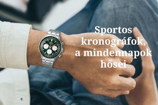 Seiko sportos kronográfok, a mindennapok hősei