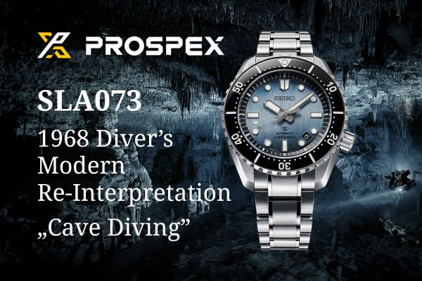 Prospex ‘Cave Diving’ 1968 Diver’s Modern Re-interpretation SLA073 - veszélyesen szép