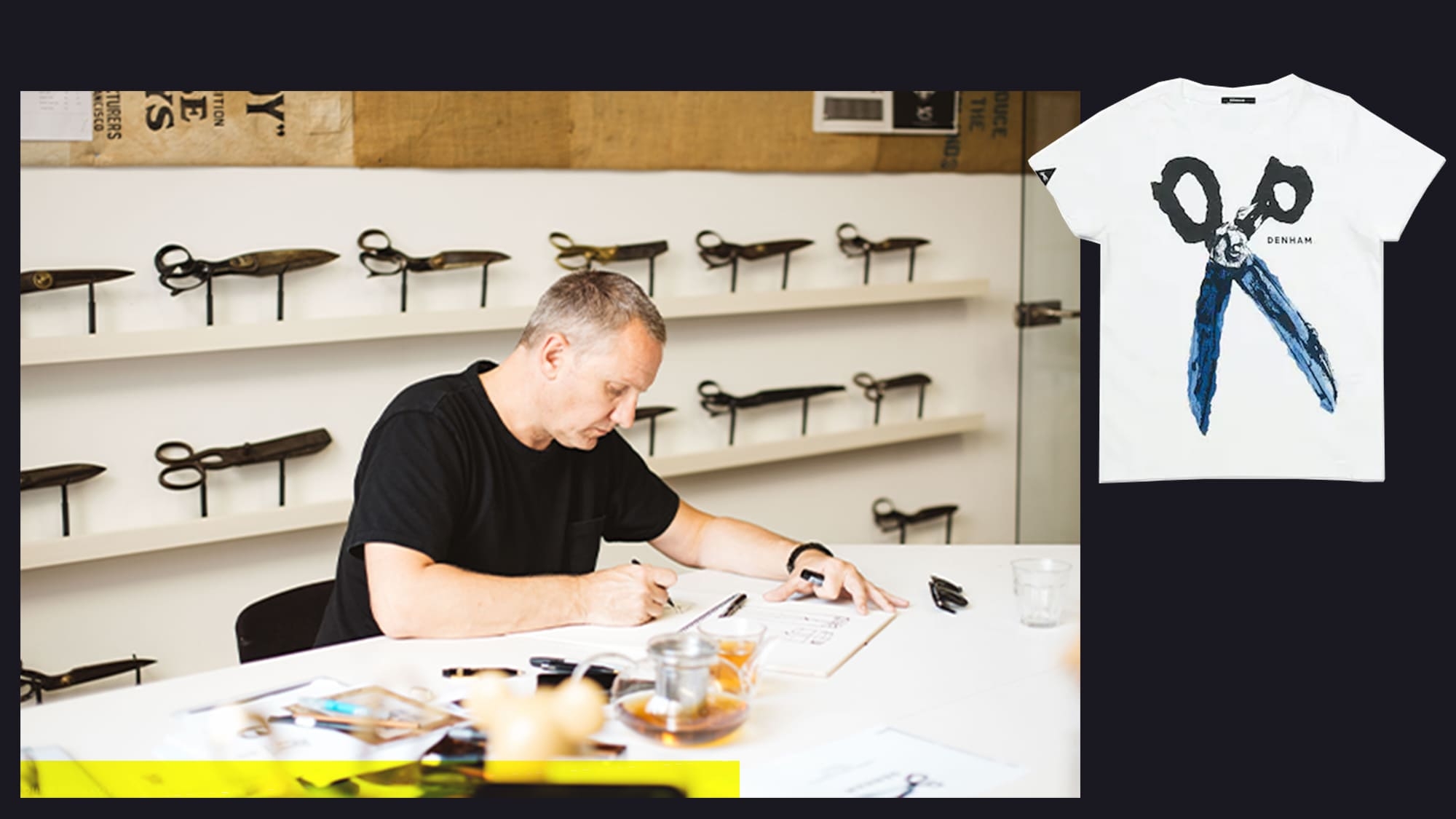 Jason Denham munka közben