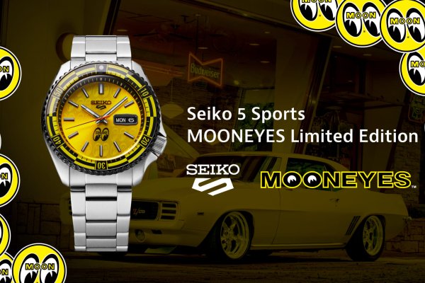 Seiko 5 Sports X Mooneyes - Új kollab modell a Hot Rod kultúra jegyében