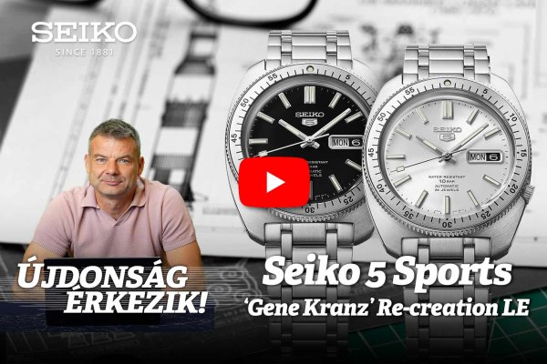 Újdonság érkezik! Seiko 5 Sports 'Gene Kranz' Re-creation Limited Edition