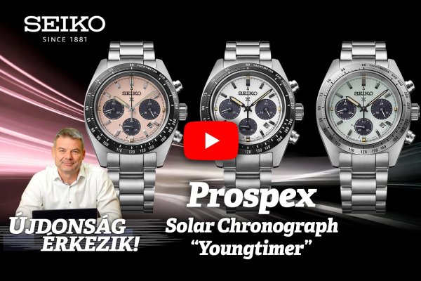 Újdonság érkezik! Seiko Prospex Solar Chronograph "Youngtimer"