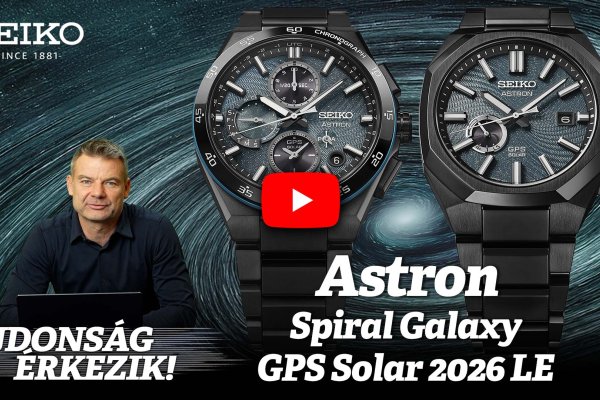 Újdonság érkezik! Astron Spiral Galaxy GPS Solar 2026 Limited Edition