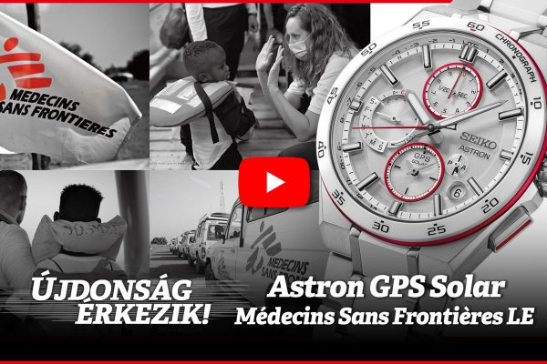 Újdonság érkezik! Astron GPS Solar Médecins Sans Frontières Limited Edition