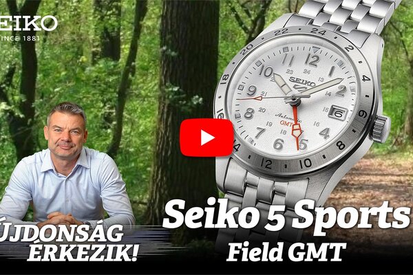 Újdonság érkezik! Seiko 5 Sports Field GMT SSK059K1