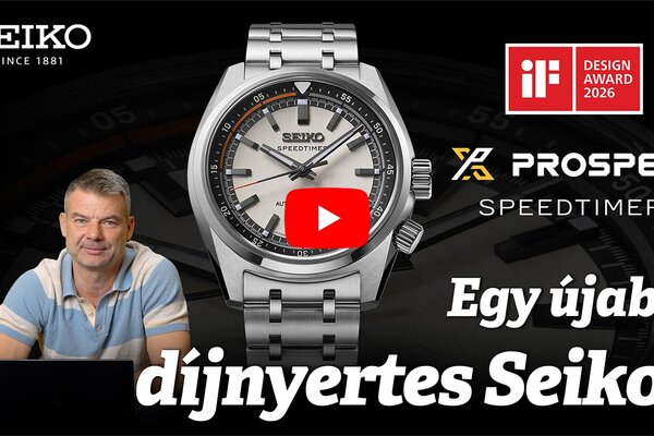 Egy újabb díjnyertes Seiko! Prospex Speedtimer SPB513J1