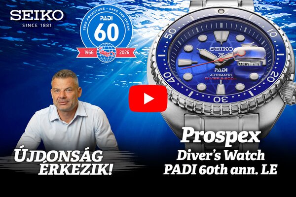 Újdonság érkezik! Prospex Diver's Watch PADI 60th ann. Limited Edition