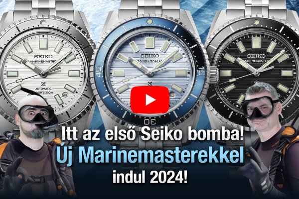 Itt az első Seiko bomba! Új Marinemasterekkel indul 2024!