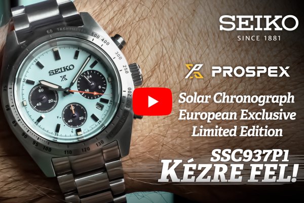 Kézre Fel! Seiko Prospex Speedtimer Solar Chronograph SSC937P1 - Legyen tiéd az 1978. modell!