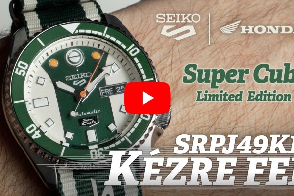 Kézre Fel! - Seiko 5 Sports Honda Super Cub Limited Edition SRPJ49K1