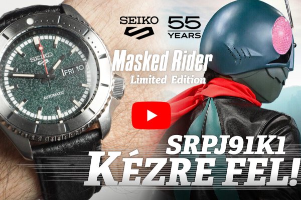 Kézre Fel! - Seiko 5 Sports Masked Rider Limited Edition SRPJ91K1