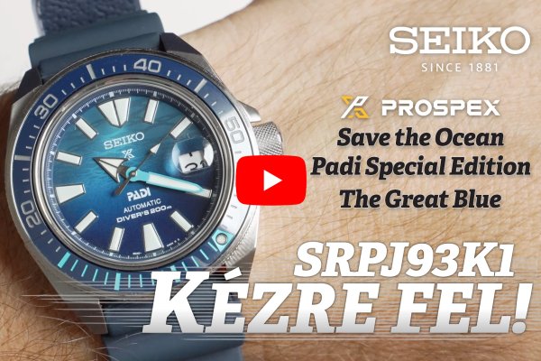 Kézre Fel! - Seiko Prospex Save The Ocean Great Blue Samurai - SRPJ93K1
