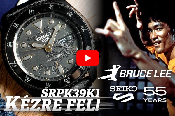Kézre Fel! - Bruce Lee Limited Edition Seiko 5 Sports SRPK39K1