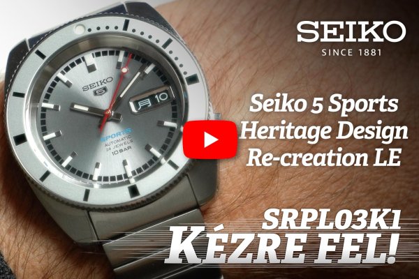 Kézre Fel! Seiko 5 Sports Heritage Design Re-creation Limited Edition