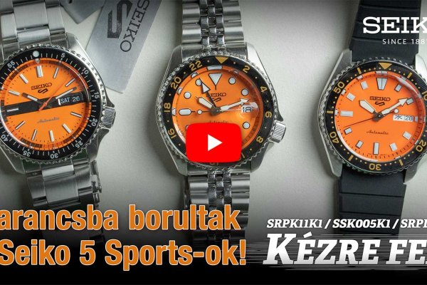 Kézre fel! Narancsba borultak a Seiko 5 Sports-ok!