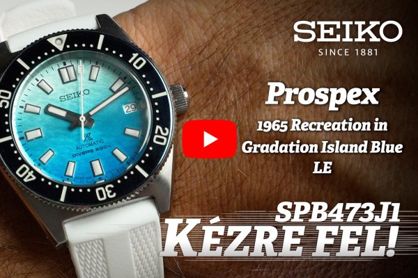 Kézre fel! Prospex 1965 Recreation in Gradation Island Blue Limited Edition