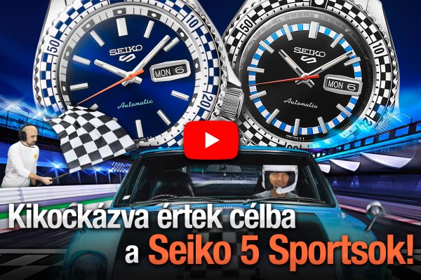 Seiko 5 Sports “Checker flag” Special Edition újdonságok - Seiko Boutique TV S04E27